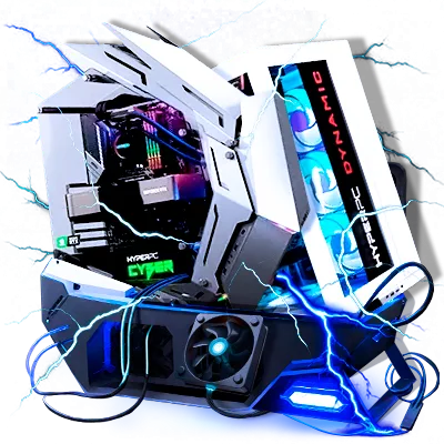 Коробка с игровыми ПК